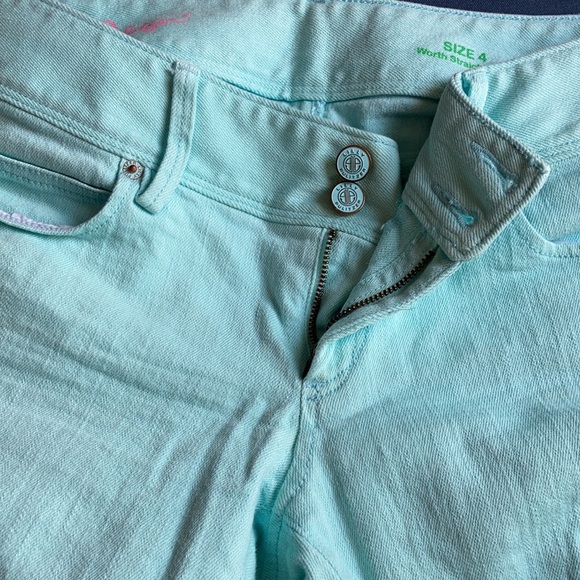 Lilly Pulitzer Light Teal Jeans - Picture 5 of 10